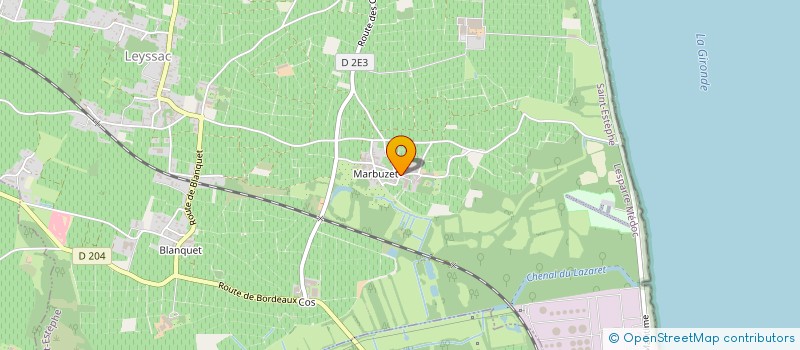 localisation de l'entreprise SOC FERMIERE H DUBOSCQ ET FILS à SAINT-ESTEPHE