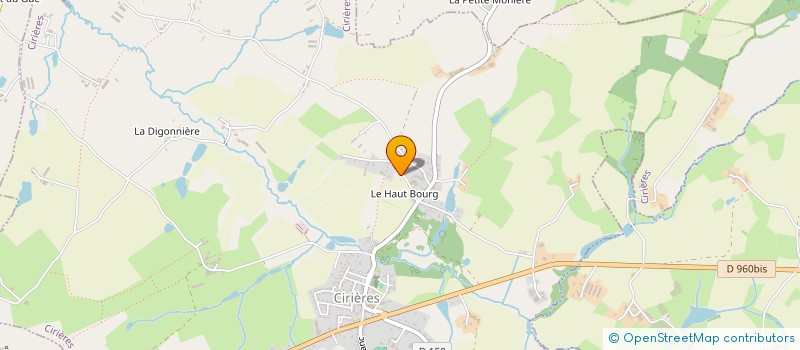 localisation de l'entreprise SOC FETES CATHERINETTES  CERIZAY