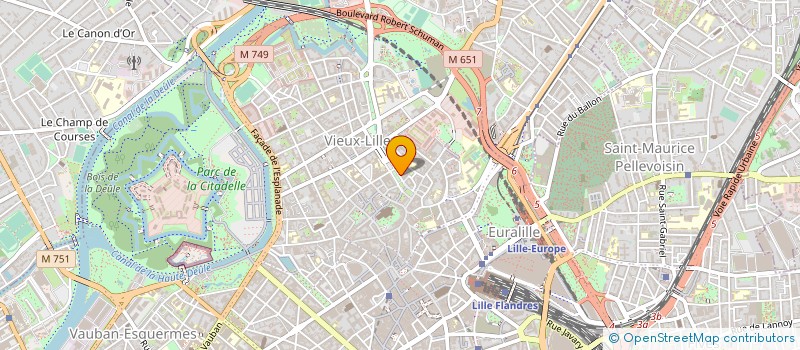 localisation de l'entreprise SOC FIDUCIAIRE D'EXPERTISE COMPTABLE à LILLE