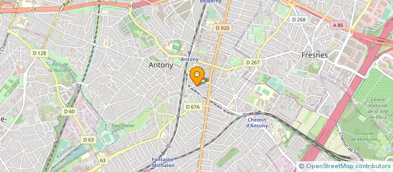 localisation de l'entreprise SOC FIDUCIAIRE MONTMARTRE à ANTONY