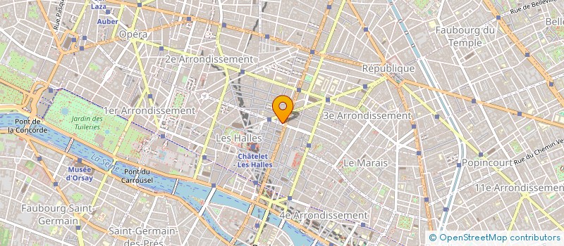 localisation de l'entreprise SOC FIE à PARIS