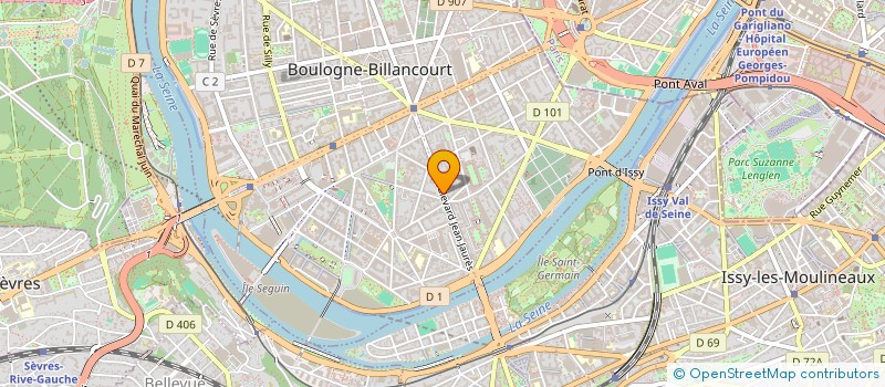 localisation de l'entreprise SOC FINAN INDUS COMME EQUIP AUTOM AERON à BOULOGNE-BILLANCOURT
