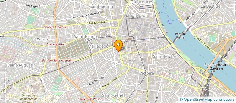 localisation de l'entreprise SOC FINANC ORGANIS ET GESTION TRANSPORT à BORDEAUX