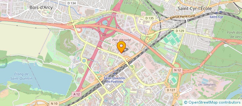 localisation de l'entreprise SOC FINANC REGION OUEST PARIS à MONTIGNY-LE-BRETONNEUX