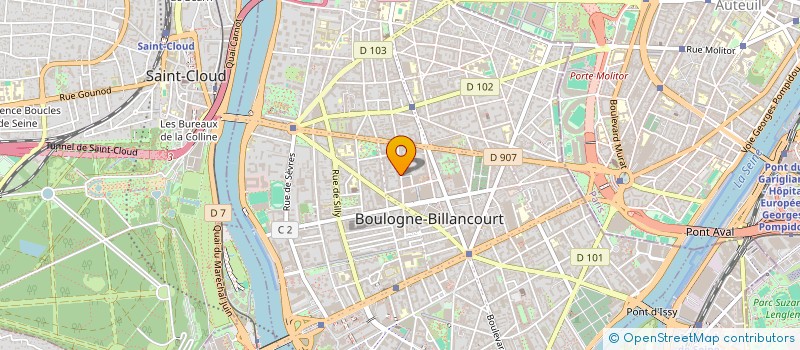 localisation de l'entreprise SOC FINANCEMENT MATERIELS INFORMATIQUES à BOULOGNE-BILLANCOURT