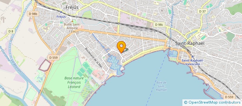 localisation de l'entreprise SOC FINANCIAIRE D'ETUDES ET DE PARTICIPA à FREJUS