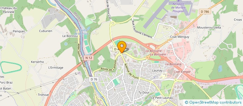 localisation de l'entreprise SOC FINANCIERE AUTO MORLAISIENNE à MORLAIX