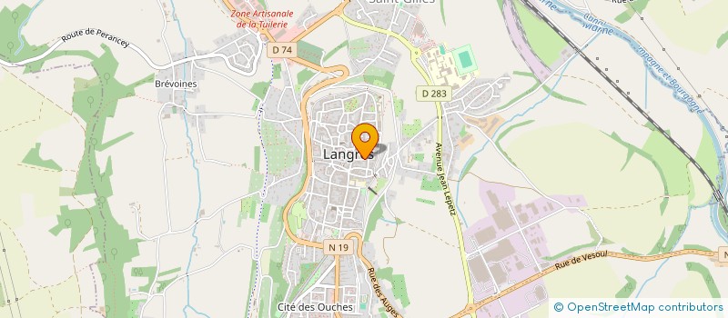 localisation de l'entreprise SOC FINANCIERE CLINIQUE DE LA COMPASSION à LANGRES