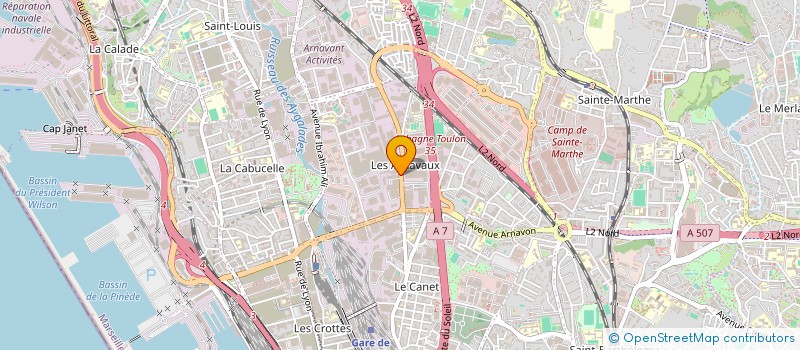 localisation de l'entreprise SOC FINANCIERE D INVESTISSEMENT PROVENCE à MARSEILLE