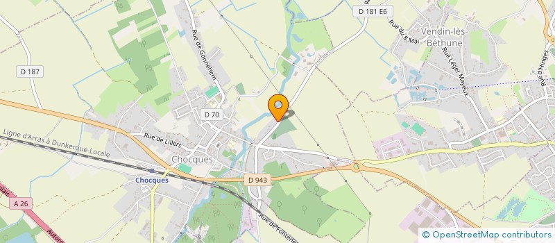 localisation de l'entreprise SOC FINANCIERE DE CHOCQUES  CHOCQUES