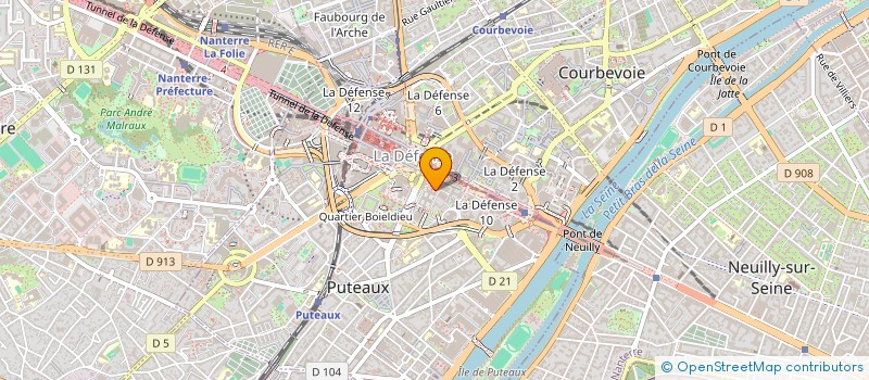 localisation de l'entreprise SOC FINANCIERE DE DEVELOPPEMENT  PUTEAUX