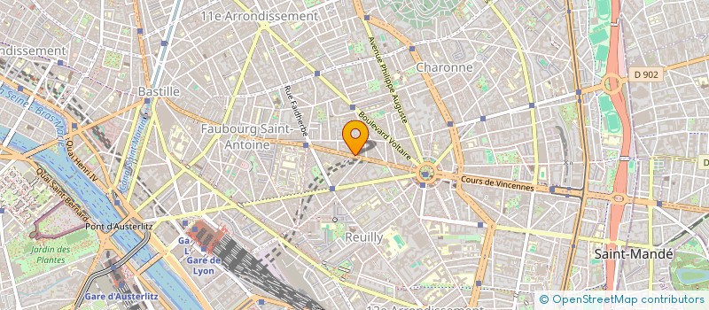 localisation de l'entreprise SOC FINANCIERE DE PARIS à PARIS 11