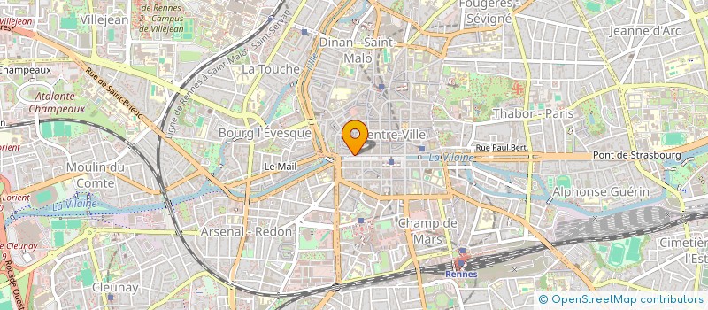 localisation de l'entreprise SOC FINANCIERE DES ACTIVITES BOURDON  RENNES