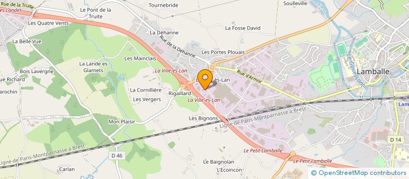 localisation de l'entreprise SOC FINANCIERE DES ALIZES à LAMBALLE-ARMOR