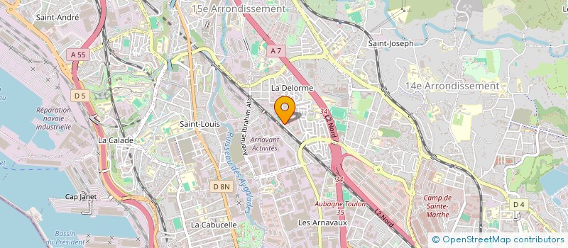 localisation de l'entreprise SOC FINANCIERE DU LITTORAL à MARSEILLE