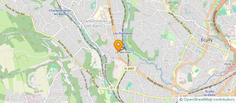 localisation de l'entreprise SOC FINANCIERE ET DE GESTION MICROBEX à CHARBONNIERES-LES-BAINS