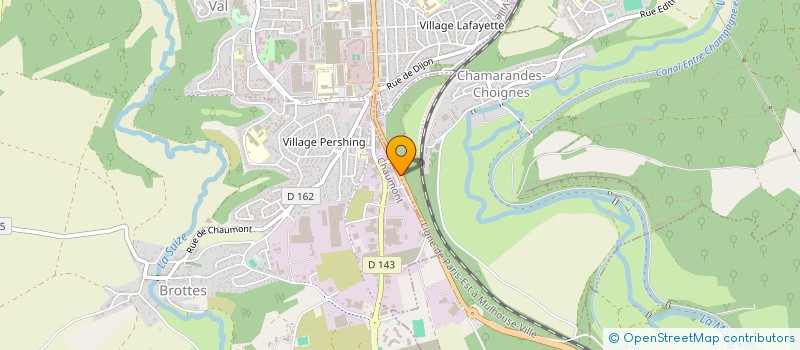 localisation de l'entreprise SOC FINANCIERE FRANZONI ET FILS à CHAUMONT