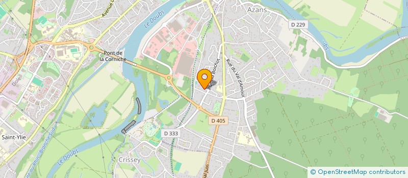 localisation de l'entreprise SOC FINANCIERE GERMOND ET CIE à DOLE