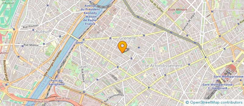 localisation de l'entreprise SOC FINANCIERE GESTION & DEVEL PARIS XV  PARIS