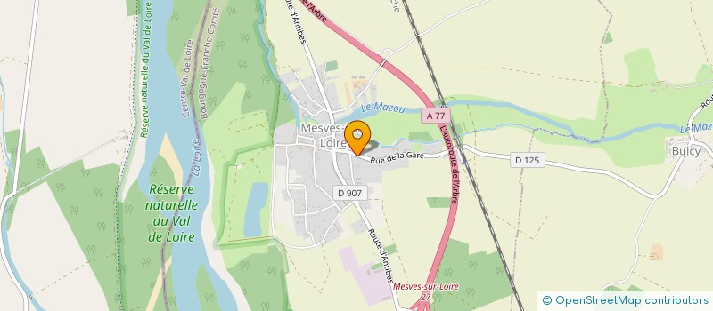 localisation de l'entreprise SOC FINANCIERE GL à MESVES-SUR-LOIRE