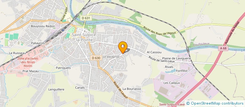 localisation de l'entreprise SOC FINANCIERE IMMOBILIERE DU SUD OUEST  SAINT-SULPICE-LA-POINTE