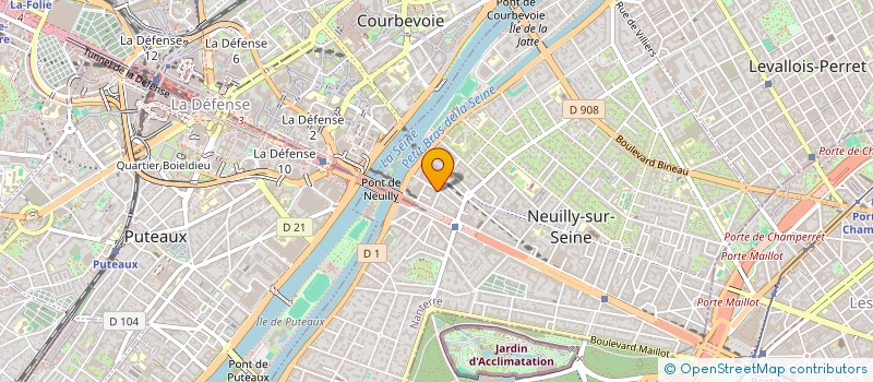 localisation de l'entreprise SOC FINANCIERE INVEST PLACEMEN à NEUILLY-SUR-SEINE
