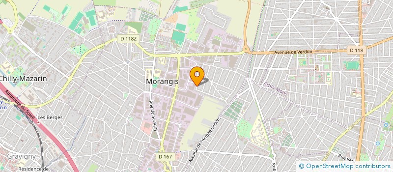 localisation de l'entreprise SOC FINANCIERE ISAFI à MORANGIS