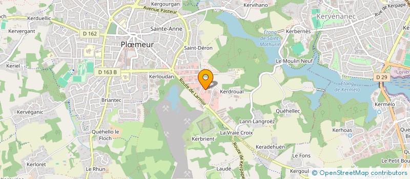localisation de l'entreprise SOC FINANCIERE KERHERVE à PLOEMEUR