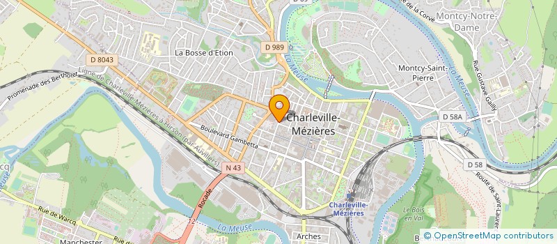 localisation de l'entreprise SOC FINANCIERE NORD EST CINEMA à CHARLEVILLE-MEZIERES