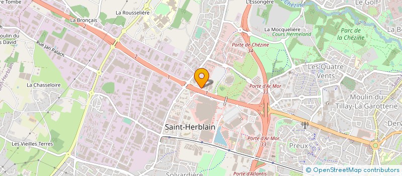 localisation de l'entreprise SOC FINANCIERE PARTICIP GRAND OUEST à SAINT-HERBLAIN