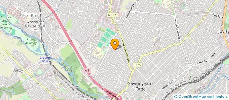 localisation de l'entreprise SOC FINANCIERE PROTECTION DU PATRIMOINE à SAVIGNY-SUR-ORGE