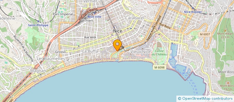 localisation de l'entreprise SOC FINANCIERE SAINT MARTIN à NICE