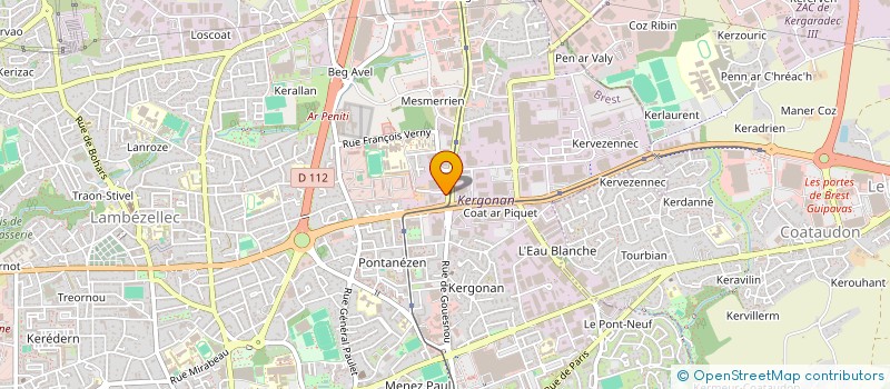 localisation de l'entreprise SOC FINIST DE DISTRIBUTION AUTOMOBILE à BREST