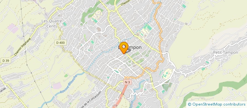 localisation de l'entreprise SOC FINITION INTERIEUR BATIMENT  LE TAMPON