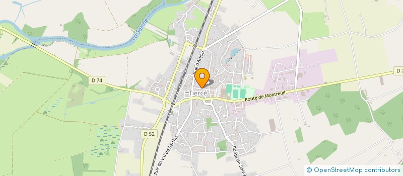 localisation de l'entreprise SOC FISO FINANCIERE SORITEAU à TIERCE