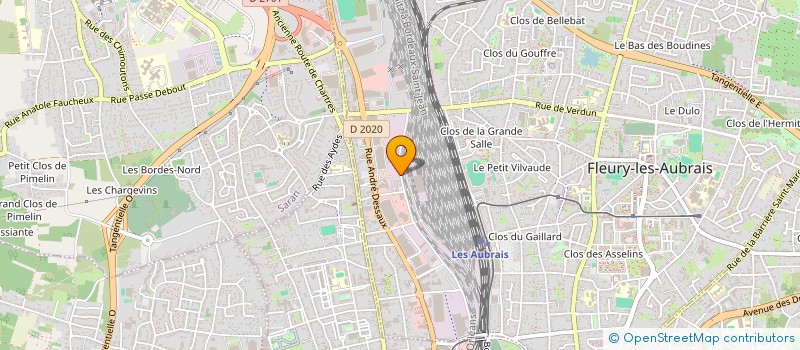 localisation de l'entreprise SOC FLEURYSSOISE INVESTIS IMMOBILIERES à FLEURY-LES-AUBRAIS