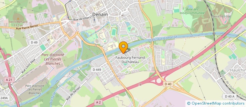 localisation de l'entreprise SOC FLORE  DENAIN