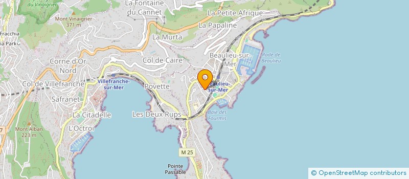 localisation de l'entreprise SOC FLORIAN à BEAULIEU-SUR-MER