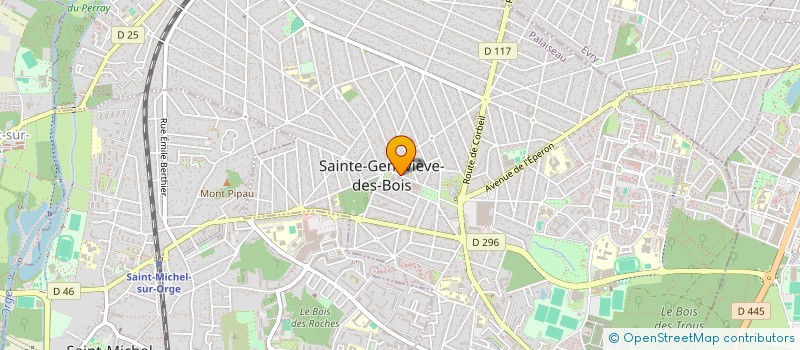 localisation de l'entreprise SOC FONCIERE BOULEVARD VOLTAIRE N 3 à SAINTE-GENEVIEVE-DES-BOIS