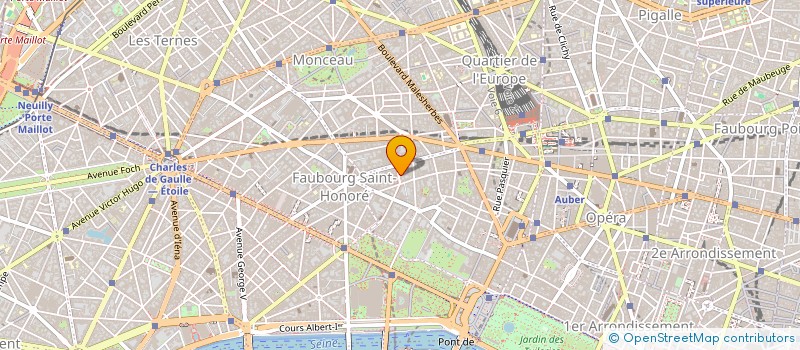 localisation de l'entreprise SOC FONCIERE DELCASSE  PARIS