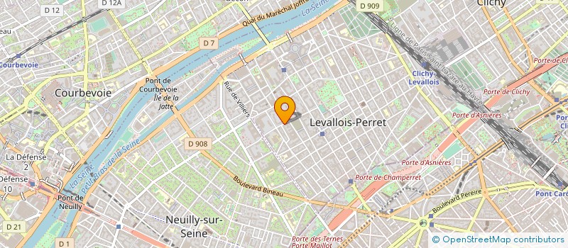 localisation de l'entreprise SOC FONCIERE DU LAC à LEVALLOIS-PERRET