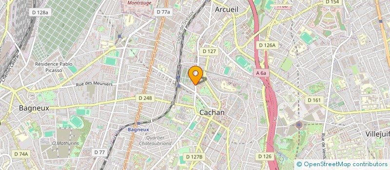 localisation de l'entreprise SOC FONCIERE LOUIS XVI  CACHAN