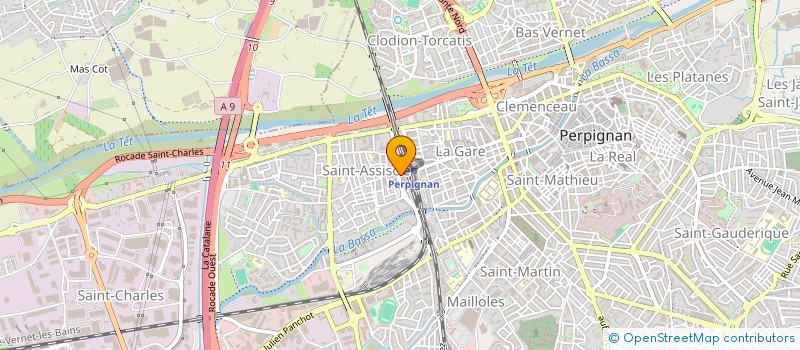 localisation de l'entreprise SOC FONCIERE MERIDIONALE à PERPIGNAN