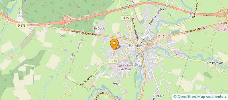 localisation de l'entreprise SOC FORE IMMO BOURGOGNE à VENDENESSE-LES-CHAROLLES