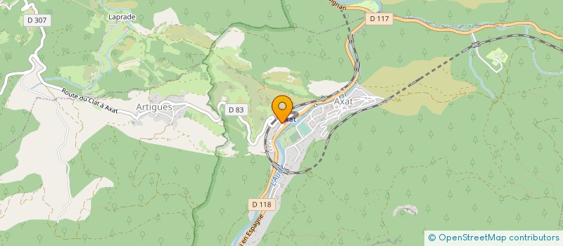 localisation de l'entreprise SOC FORESTIERE AXATOISE à AXAT