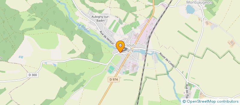 localisation de l'entreprise SOC FORESTIERE DE VINGEANNE à LE MONTSAUGEONNAIS