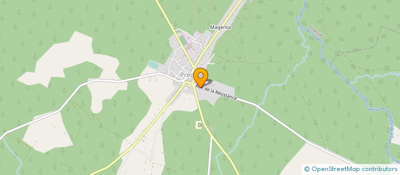 localisation de l'entreprise SOC FORESTIERE LANDAISE DE REBOISEMENT à PRECHAC