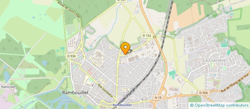 localisation de l'entreprise SOC FORESTIERE TRAVAUX ET EXPLOITATION à RAMBOUILLET