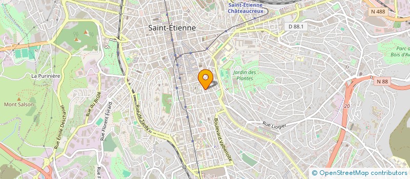 localisation de l'entreprise SOC FOREZIENNE D ASSISTANCE A DOMICILE à SAINT-ETIENNE