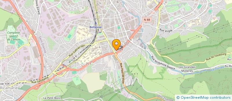 localisation de l'entreprise SOC FOREZIENNE MATERIEL AUTOMAT SOFOMAT à SAINT-ETIENNE
